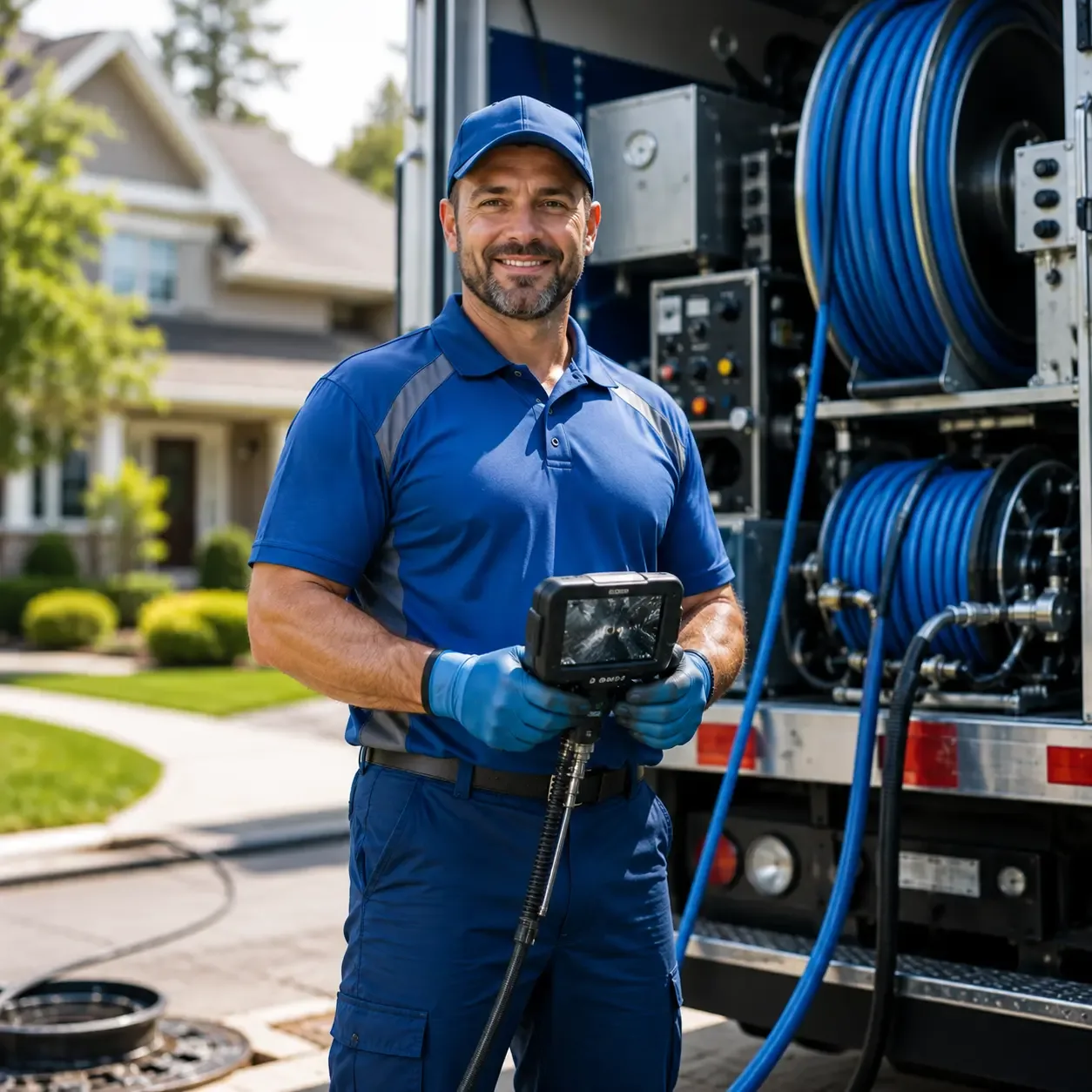 Local outdoor drain cleaning specialists in New London, TX